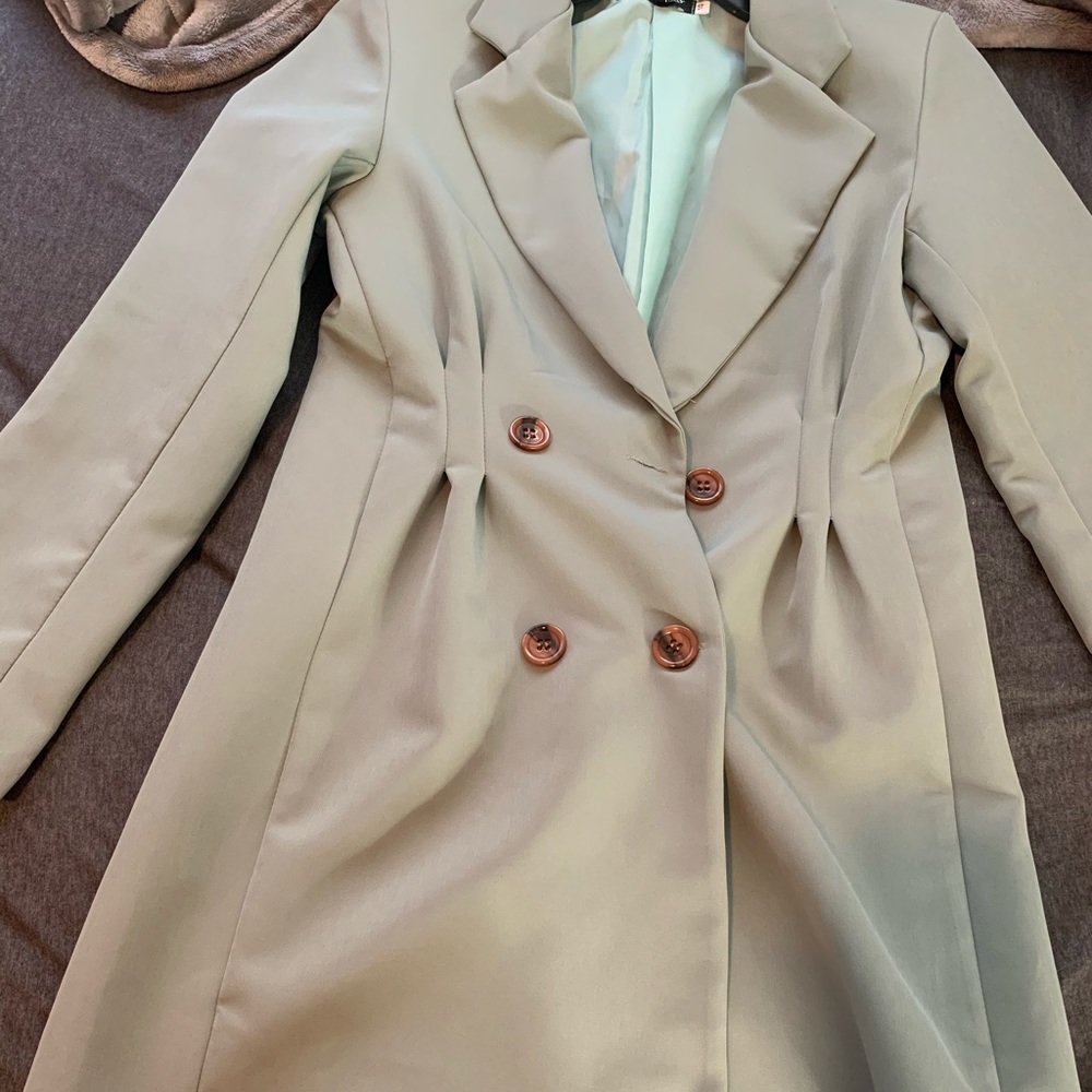 MINT GREEN BLAZER DRESS